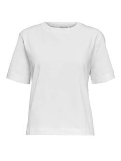 SELECTED FEMME Damen Slfessential Boxy Tee Noos T Shirt, Bright White, M EU von SELECTED FEMME