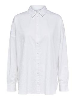 SELECTED FEMME Damen Slflina-sanni Shirt Noos Bluse, Bright White, 38 EU von SELECTED FEMME