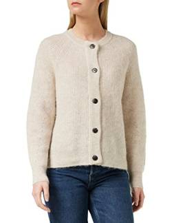 SELECTED FEMME Damen Slflulu Ls Knit Short Cardigan Noos Strickjacken, Birch, L EU von SELECTED FEMME