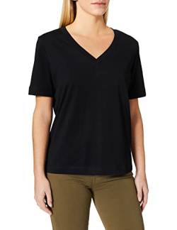 SELECTED FEMME Damen Slfstandard Ss V-Neck Tee Noos T-Shirt, Schwarz (Black), 34 (Herstellergröße: XS) von SELECTED FEMME
