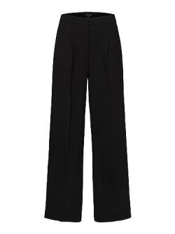 SELECTED FEMME Damen Slftinni Mw Wide Pant N Noos, Schwarz, 34W / 32L von SELECTED FEMME