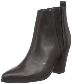 SELECTED FEMME Sfnikole Leather Boot F, Damen Ankle Boots, Schwarz (Black), 38 EU von SELECTED FEMME
