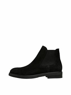 SELECTED HOMME Herren SLHBLAKE Suede Chelsea Boot B NOOS Stiefel, Black, 43 EU von SELECTED FEMME