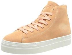 Selected Femme Damen SLFHAILEY Suede Hightop Trainer B Sneaker, Cork, 38 EU von SELECTED FEMME