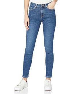 Selected Femme Damen SLFSOPHIA MW Skinny U NOOS Jeans, Dark Blue Denim, 26/32 von SELECTED FEMME