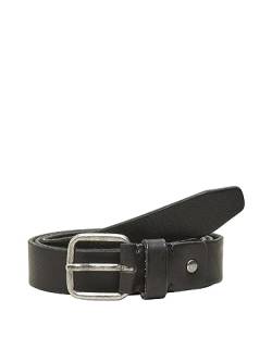 SELECTED HOMME BLACK Herren SLHHENRY Leather Belt B NOOS Gürtel, 95 von SELECTED HOMME BLACK