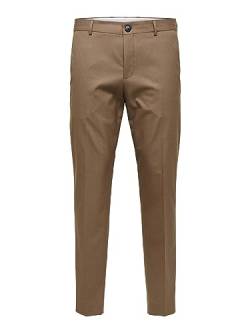 SELECTED HOMME BLACK Men's SLHSLIM-MYLOLOGAN D Camel TRS B NOOS Hose, 44 von SELECTED HOMME BLACK