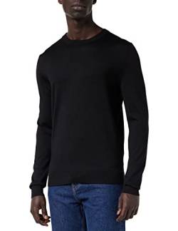 SELECTED HOMME Herren Slhtown Merino Coolmax Knit Crew B Noos, Schwarz, M von SELECTED HOMME BLACK