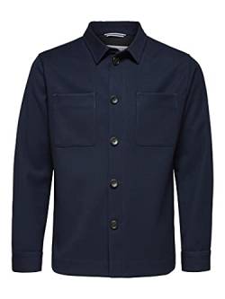 SELECTED HOMME MARKET Herren SLHSLIM-Benjamin HYBRID BLZ M NOOS Blazer, Sky Captain, L von SELECTED HOMME MARKET