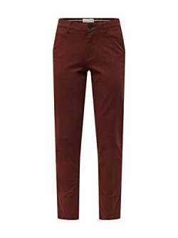 SELECTED HOMME WHITE Herren SLHSTRAIGHT-NEWPARIS Flex Pants W NOOS Hose, Bitter Chocolate, 30/32 von SELECTED HOMME WHITE
