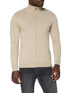 SELECTED HOMME Herren SLHBERG Full Zip Cardigan NOOS 16074688, Kelp/Melange, M von SELECTED HOMME