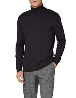 SELECTED HOMME Herren SLHBERG ROLL Neck B NOOS 16074684, Antracit/Melange, XL von SELECTED HOMME