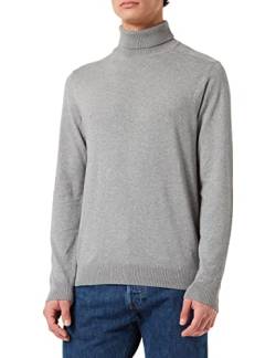 SELECTED HOMME Herren SLHBERG ROLL Neck B NOOS 16074684, Medium Grey Melange, L von SELECTED HOMME