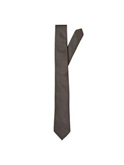 SELECTED HOMME Herren SLHNEW Plain TIE 7CM NOOS B Krawatte, Braun (Demitasse Demitasse), One Size von SELECTED HOMME