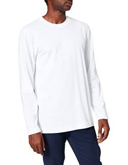 SELECTED HOMME Herren SLHRELAXCOLMAN200 LS O-Neck Tee W NOOS Longsleeve T-Shirt, Bright White, S von SELECTED HOMME