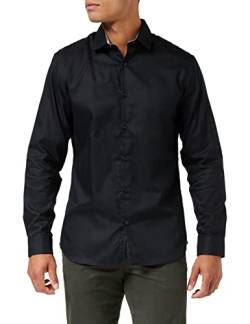 SELECTED HOMME Herren SLHSLIMNEW-Mark Shirt LS B NOOS Klassisches Hemd, Schwarz, L von SELECTED HOMME