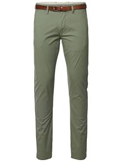 SELECTED HOMME Herren Shhyard Slim St Pants Noos Hose, Grün (Sea Spray), 31W 32L EU von SELECTED HOMME