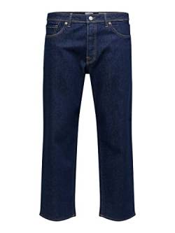 SELECTED HOMME Herren Slhloose-kobe 24302 Rinse Jns W Noos Jeanshose, Dark Blue Denim, 33W / 34L EU von SELECTED HOMME