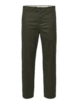 SELECTED HOMME Herren Slhloose-salford 220 Flex Pants W Noos Chino, Forest Night, 30 EU von SELECTED HOMME