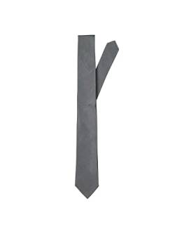 SELECTED HOMME Herren Slhnew Plain Tie 7 cm Noos B Krawatte, Grau, Einheitsgröße EU von SELECTED HOMME