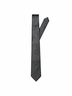 SELECTED HOMME Herren Slhnew Texture batik 7 cm noos B Krawatte, Schwarz, Einheitsgröße EU von SELECTED HOMME