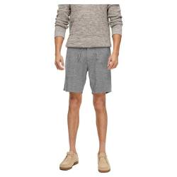 SELECTED HOMME Herren Slhregular-brody Linen Shorts Noos, Sky Captain/Detail:mixed W. Oatmeal, L von SELECTED HOMME