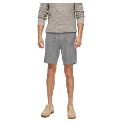 SELECTED HOMME Herren Slhregular-brody Linen Shorts Noos, Sky Captain/Detail:mixed W. Oatmeal, M von SELECTED HOMME