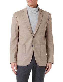 SELECTED HOMME Herren Slhslim-gabe Structure Blz B Noos, Light Brown Melange, 52 von SELECTED HOMME