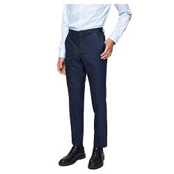 SELECTED HOMME Herren Slim Fit-mylostate Dk Blue Trs B Noos Anzughose, Dark Blue, 44 EU von SELECTED HOMME