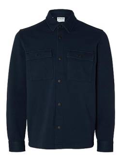 SELECTED HOMME Men's SLHJACKIE Sweat Jacket W NOOS Jacke, Navy Blazer, L von SELECTED HOMME