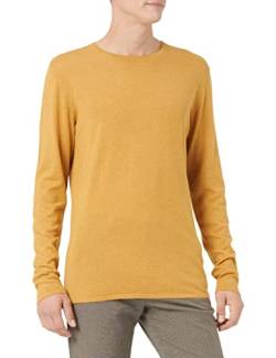 SELECTED HOMME Men's SLHROME LS Knit Crew Neck B NOOS Pullover, Chai Tea/Detail:Melange, L von SELECTED HOMME