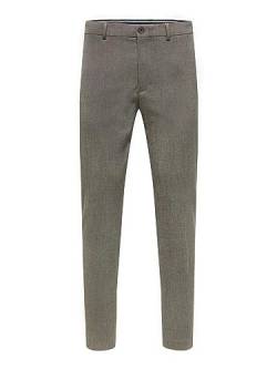 SELECTED HOMME Men's SLHSLIM-Dave 175 STRUC TRS Flex B NOOS Stoffhose, Sand/Detail:Structure, 36/32 von SELECTED HOMME