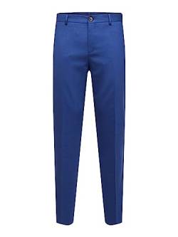 SELECTED HOMME Men's SLHSLIM-Neil TRS B NOOS Anzughose, Blue Depths, 46 von SELECTED HOMME