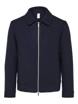 SELETED HOMME Herren SLHFILIP Wool JKT NOOS Übergangsjacke, Blau, XL von SELECTED HOMME