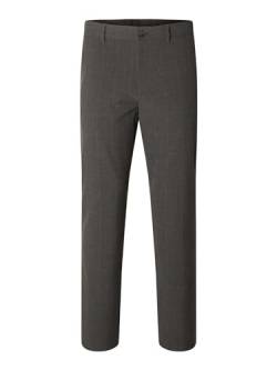 SELETED HOMME Herren SLHSLIM-Robert des Flex 175 Pants NOOS Hose, Grey Melange/Checks:Grey, 31W x 34L von SELECTED HOMME