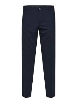 SELETED HOMME Men's SLHSLIM-Elon TRS Flex B NOOS Anzughose, Navy Blazer, 90 von SELECTED HOMME