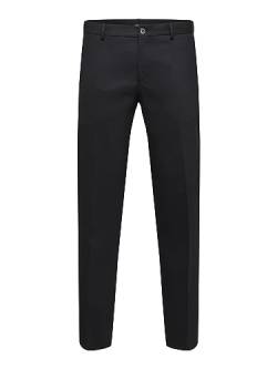 SELETED HOMME Men's SLHSLIM-Neil TRS B NOOS Anzughose, Black, 106 von SELECTED HOMME