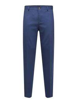 SELETED HOMME Men's SLHSLIM-Neil TRS B NOOS Anzughose, Blue Depths, 56 von SELECTED HOMME