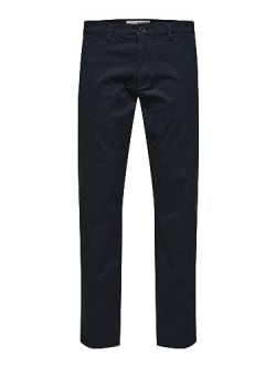 SELETED HOMME Men's SLHSLIM-New Miles 175 Flex Pants W N Chino, Dark Sapphire, 33/34 von SELECTED HOMME