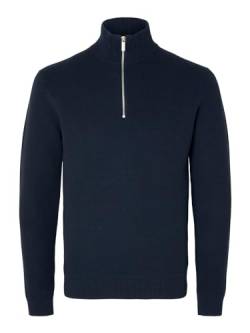 SELETED HOMME SLHDANE LS Knit Structure Half Zip NOOS von SELECTED HOMME
