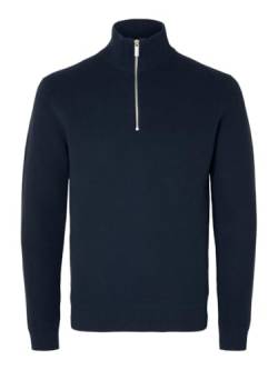 SELETED HOMME SLHDANE LS Knit Structure Half Zip NOOS von SELECTED HOMME