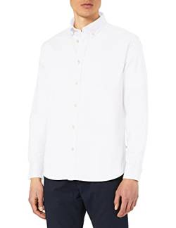 Selected Homme Herren SLHREGRICK-OX Flex Shirt LS S NOOS Hemd, White, S von SELECTED HOMME