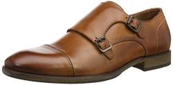 SELECTED Shbolton Monk Leather Shoe Id, Herren Slipper, Braun (Cognac), 42 EU von SELECTED