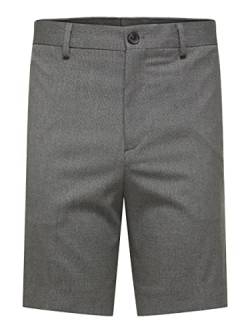 SELECTED HOMME Herren Slhslim-adam Shorts B Noos, Medium Grey Melange/Pattern:herringbone, L von SELETED HOMME