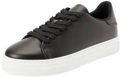 SELETED HOMME Herren SLHDAVID Chunky Leather NOOS Sneaker, Black, 45 EU von SELETED HOMME