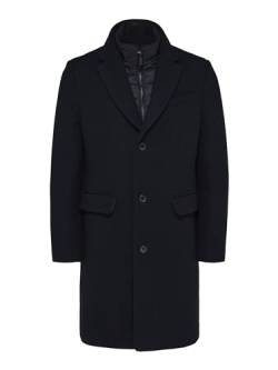 SELETED HOMME Herren SLHJOSEPH Wool Coat NOOS Langmantel, Schwarz, S von SELETED HOMME