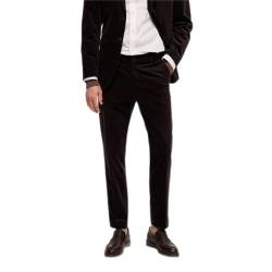 SELETED HOMME Herren SLHSLIM-BOE Corduroy TRS B NOOS Stoffhose, Dark Earth, 48 von SELETED HOMME