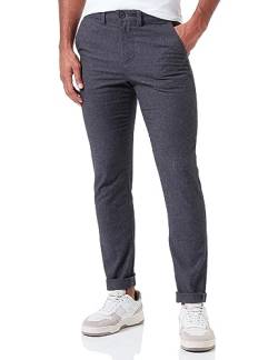 SELETED HOMME Herren SLHSLIM-Miles 175 Brushed Pants W NOOS Hose, Dark Grey/Detail:Structure, 33W x 34L von SELETED HOMME