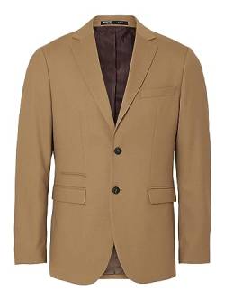 SELETED HOMME Herren SLHSLIM-Neil BLZ B NOOS Sakko, Camel, 60 von SELETED HOMME