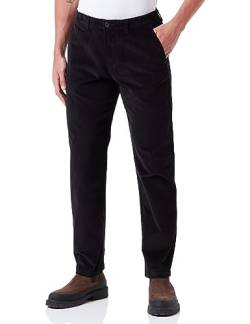 SELETED HOMME Herren SLHSTRAIGHT-Miles 196 Cord Pants W NOOS Hose, Black, 30W x 34L von SELETED HOMME